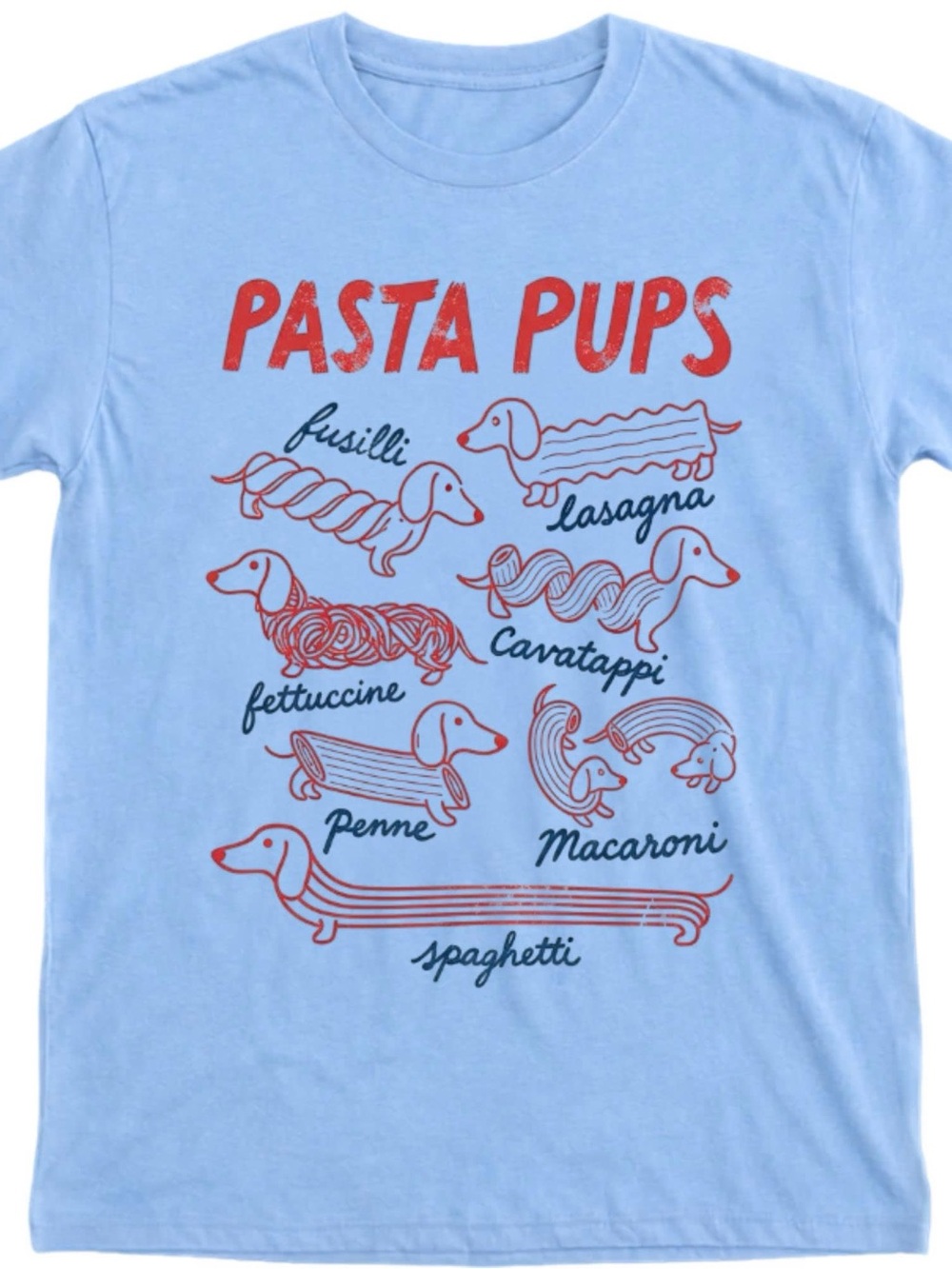 Pasta Pups DachShund T-Shirt